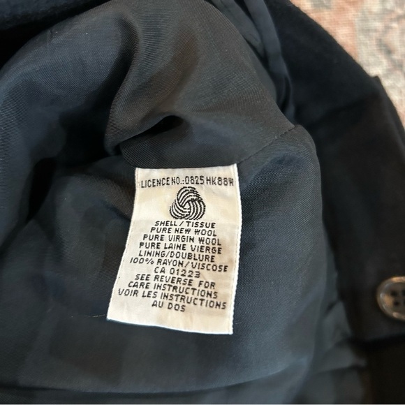 Vintage Ports International Pure Wool High Waist Midi Pencil Skirt - Picture 6 of 6